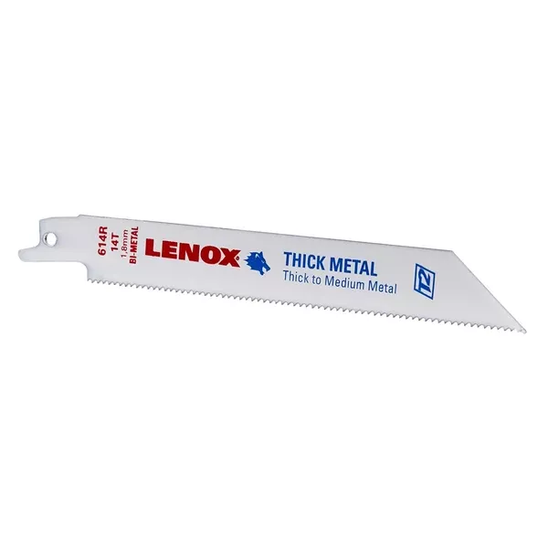 RECIP BLADES 5PK, 614R, BI-METAL, 6" LONG LEX20564
